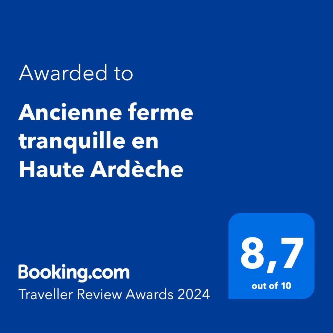 Ancienne Ferme Tranquille En Haute Ardeche Etables  Екстер'єр фото